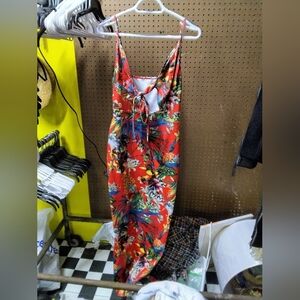 Vibrant Floral Maxi Dress